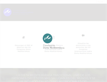 Tablet Screenshot of congresodietamediterranea.com